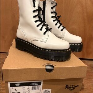 Dr. Martens Women's White Jadon